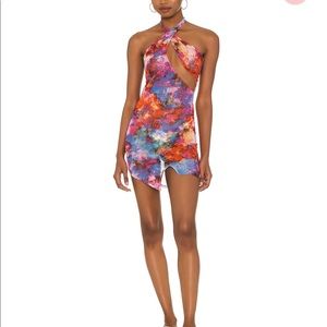 Melissa Simone Dana mesh dress in XS